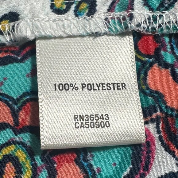 Van Heusen Womens Floral Print Blouse XXL Bell Sleeve Boho Hippie Fairy - Picture 4 of 7